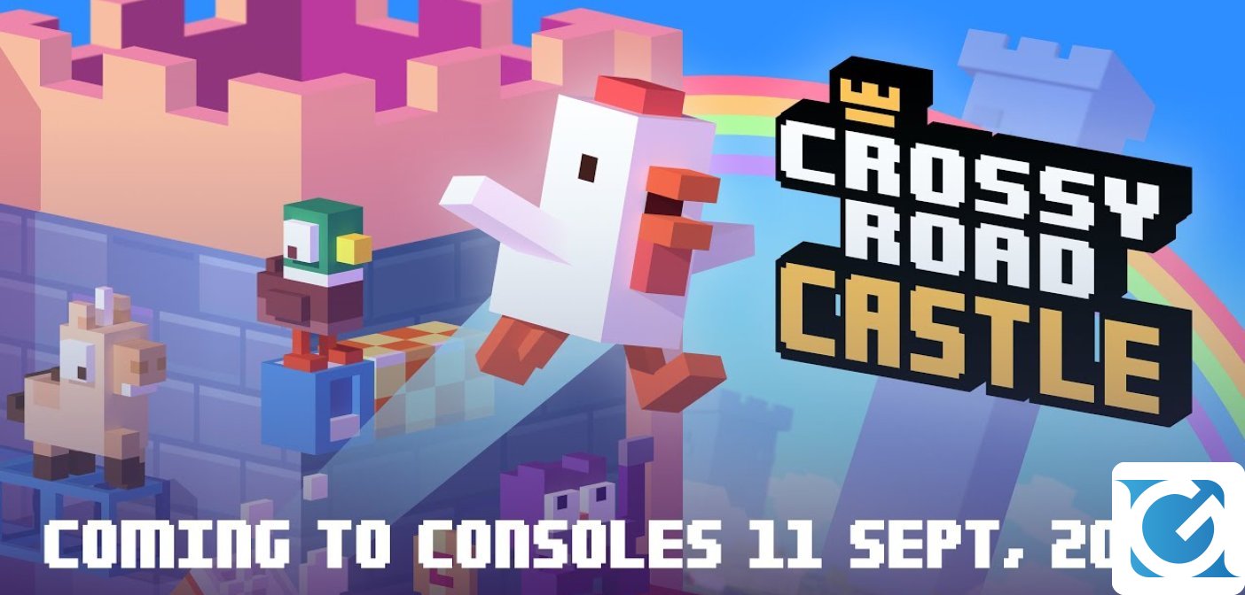 Annunciata la data d'uscita di Crossy Road Castle su console