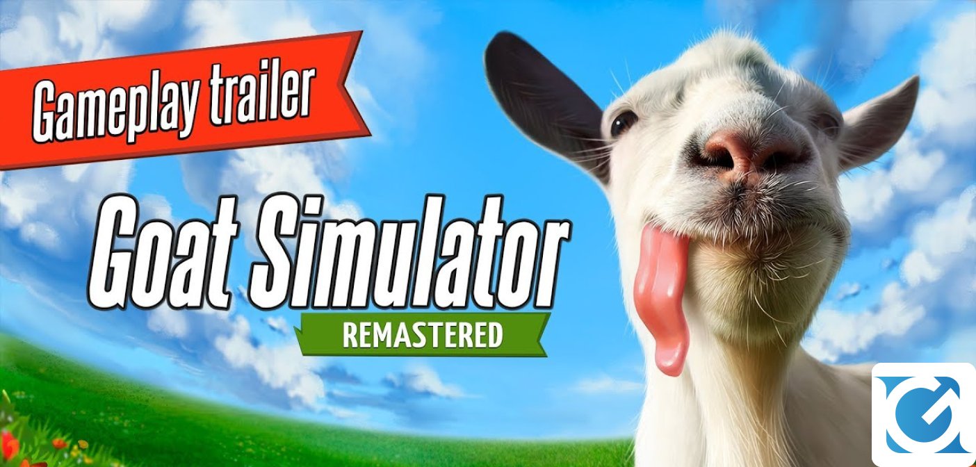 Annunciata la data di lancio di Goat Simulator Remastered