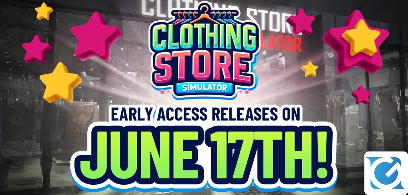 Confermata la data di ingresso in Early Access di Clothing Store Simulator