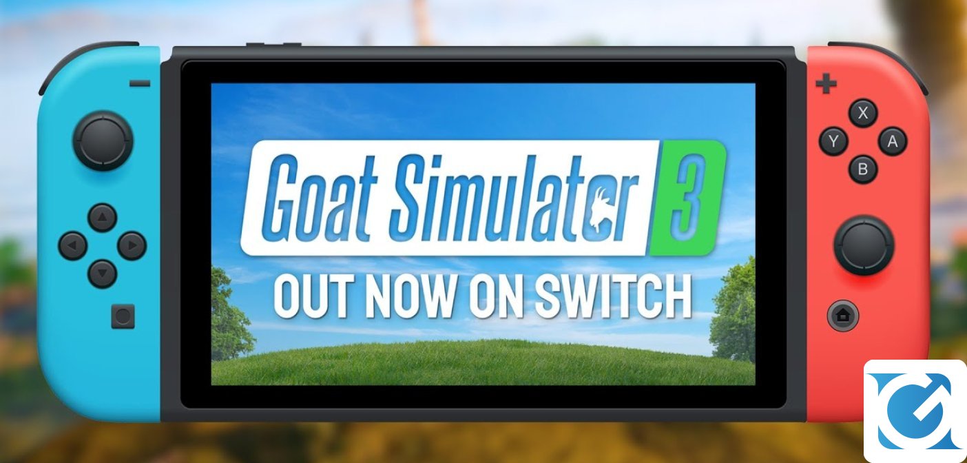 Goat Simulator 3 è disponibile su Nintendo Switch