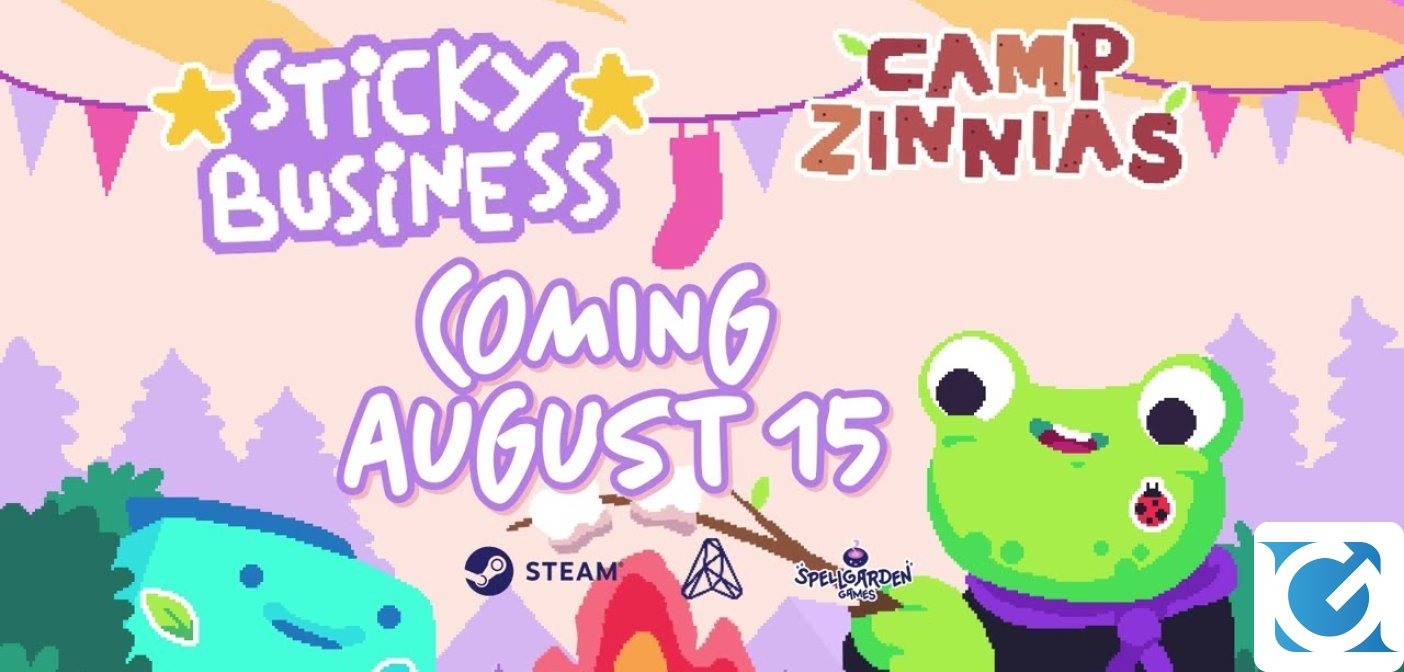 Il DLC Camp Zinnias di Sticky Business uscirà a metà agosto