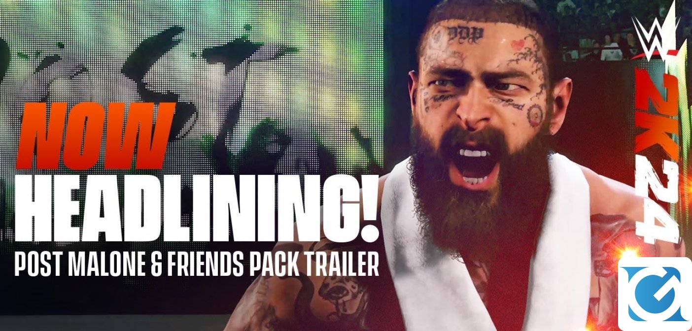 Il pack Post Malone & Friends è disponibile in WWE 2K24