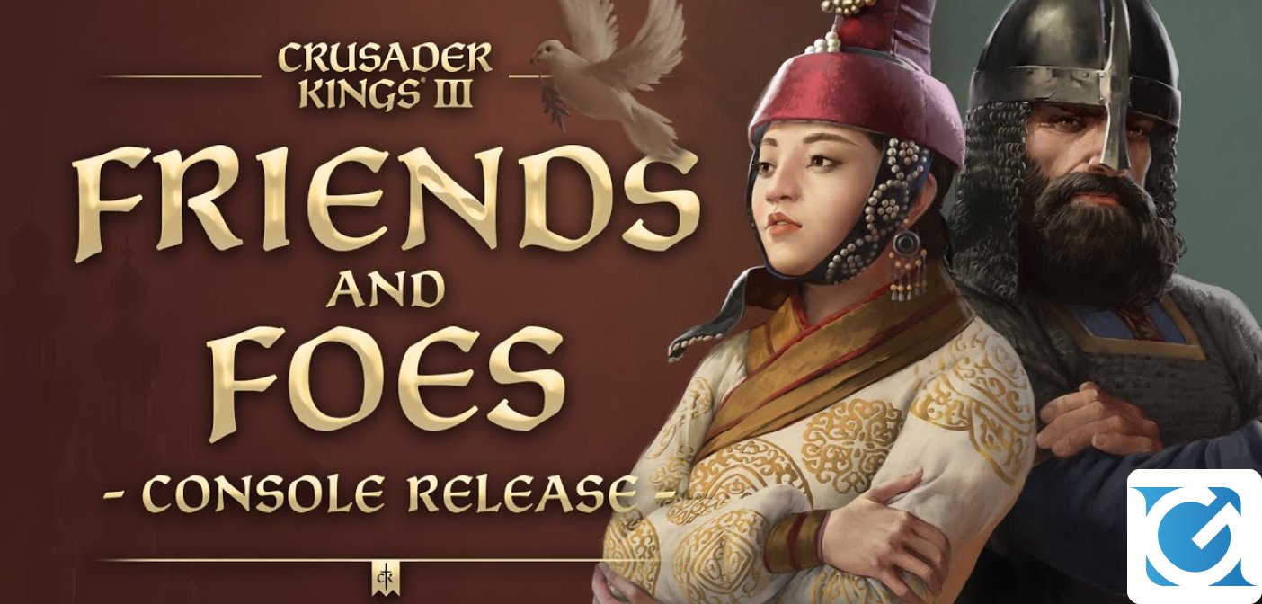 L'espansione Friends & Foes di Crusader Kings III arriva su console