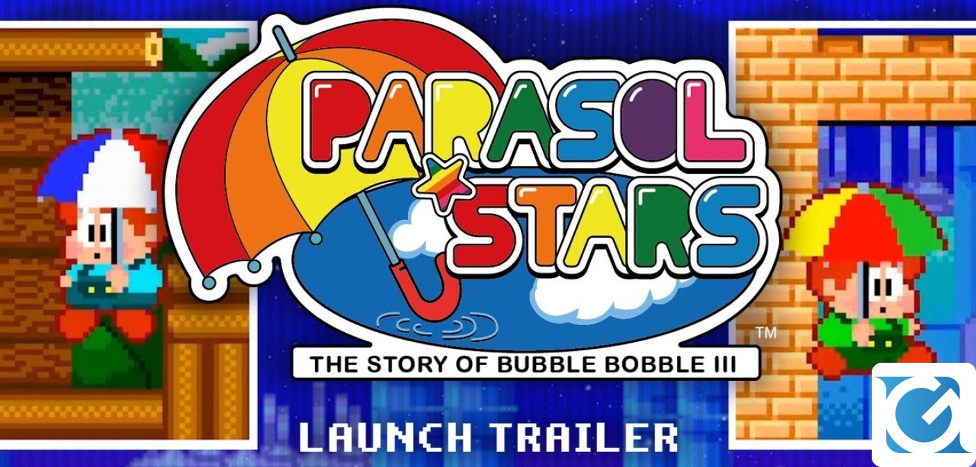 Parasol Stars: The Story of Bubble Bobble III è disponibile