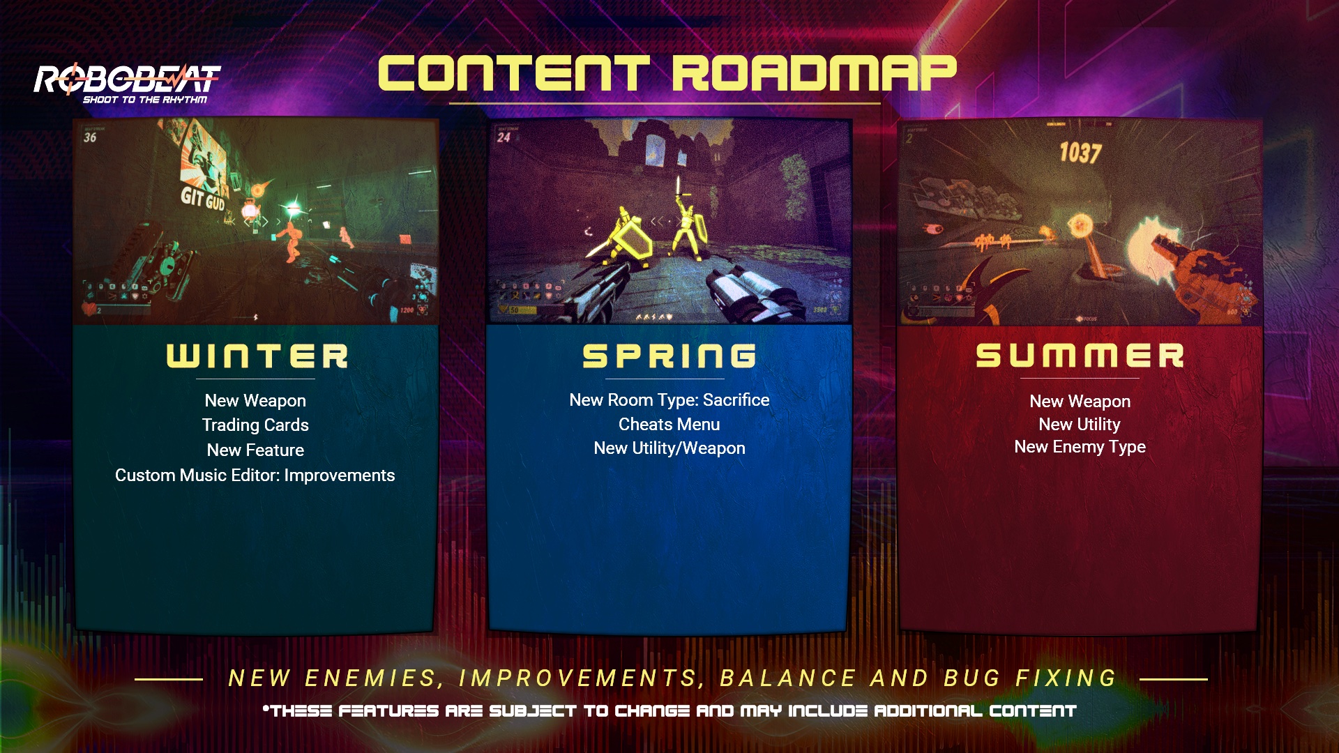 ROBOBEAT Roadmap