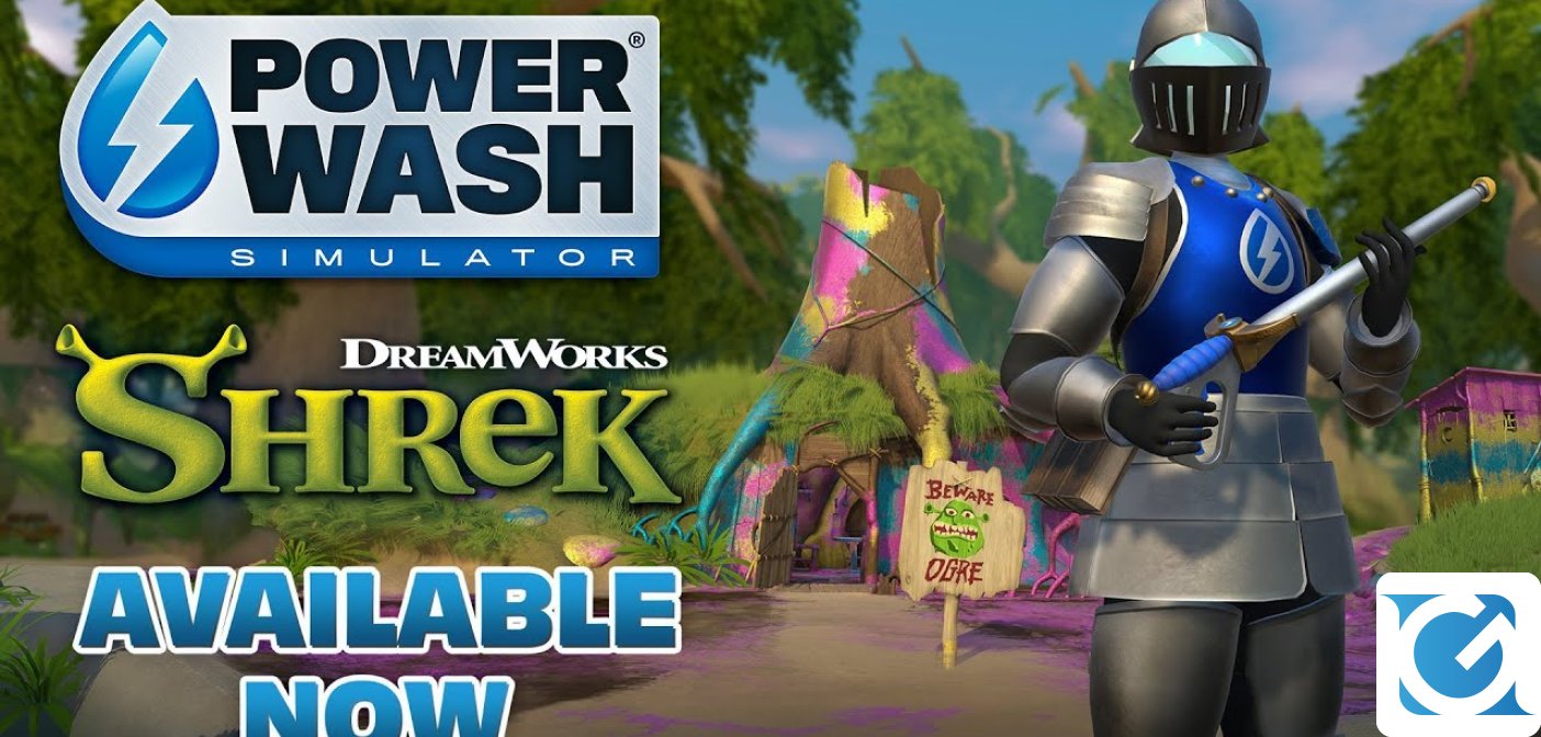 Shrek è disponibile in Powerwash Simulator