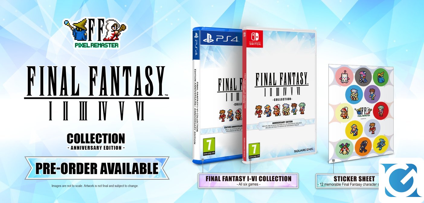 Square Enix ha annunciato FINAL FANTASY Pixel Remaster Anniversary Edition