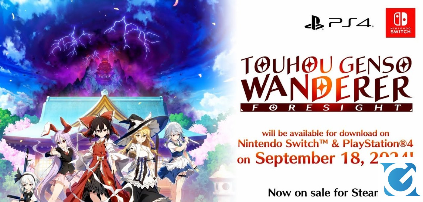 Touhou Genso Wanderer FORESIGHT arriva su console a settembre